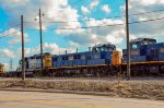 CSX Locomotives in the Yard